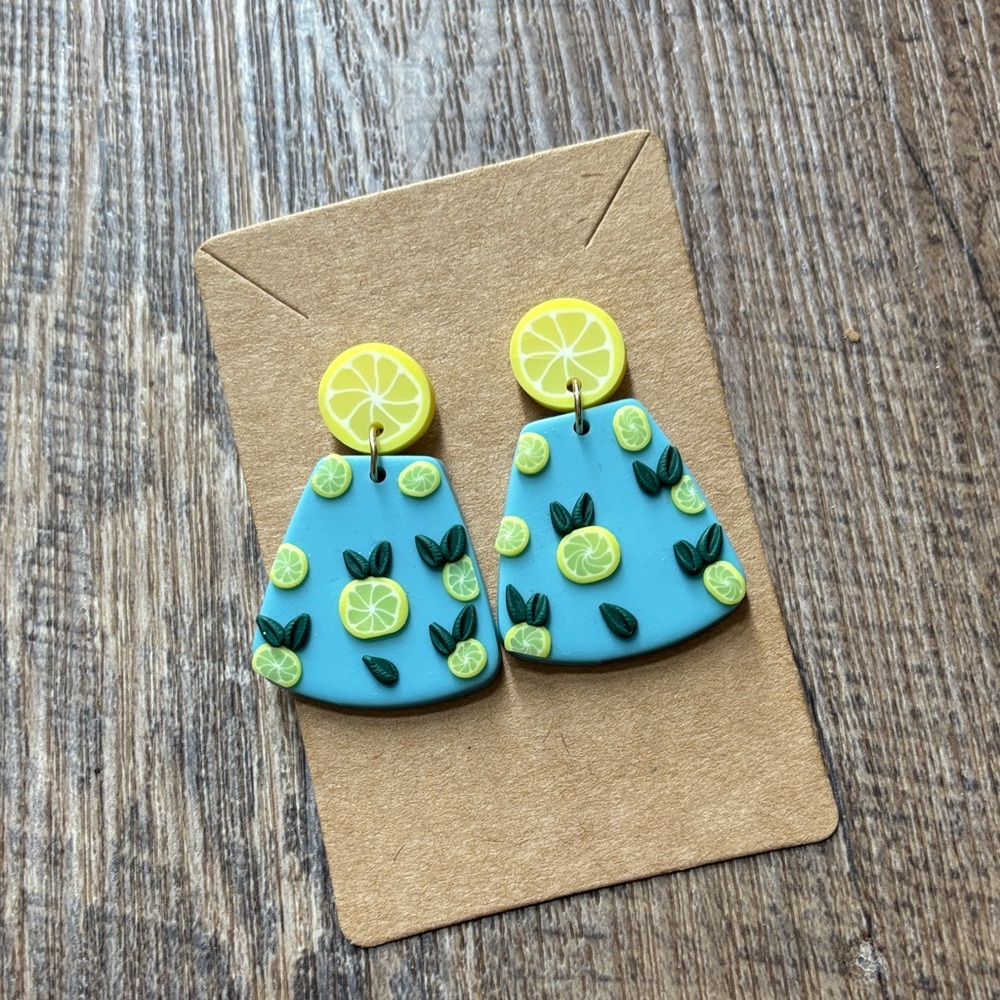 Fun Lemon Earrings